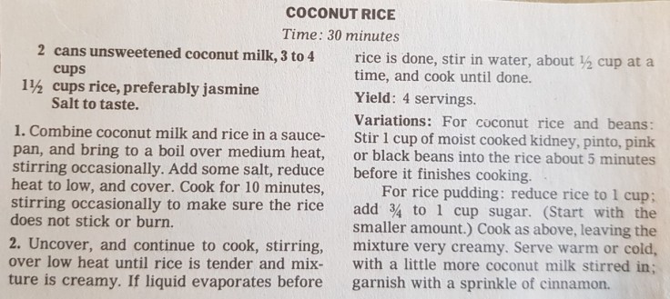 Coconut Rice