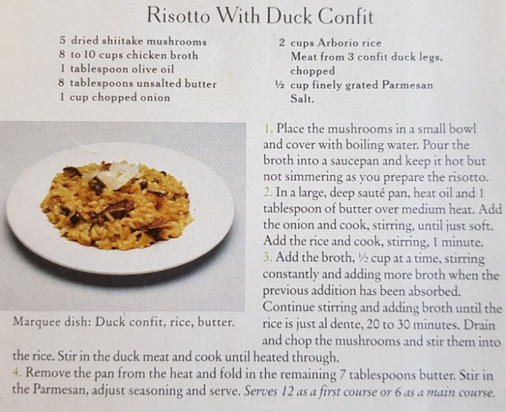 Risotto with Duck Confit